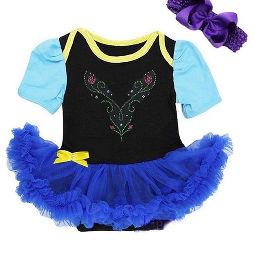 Baby Anna look alike onsie dress 12M